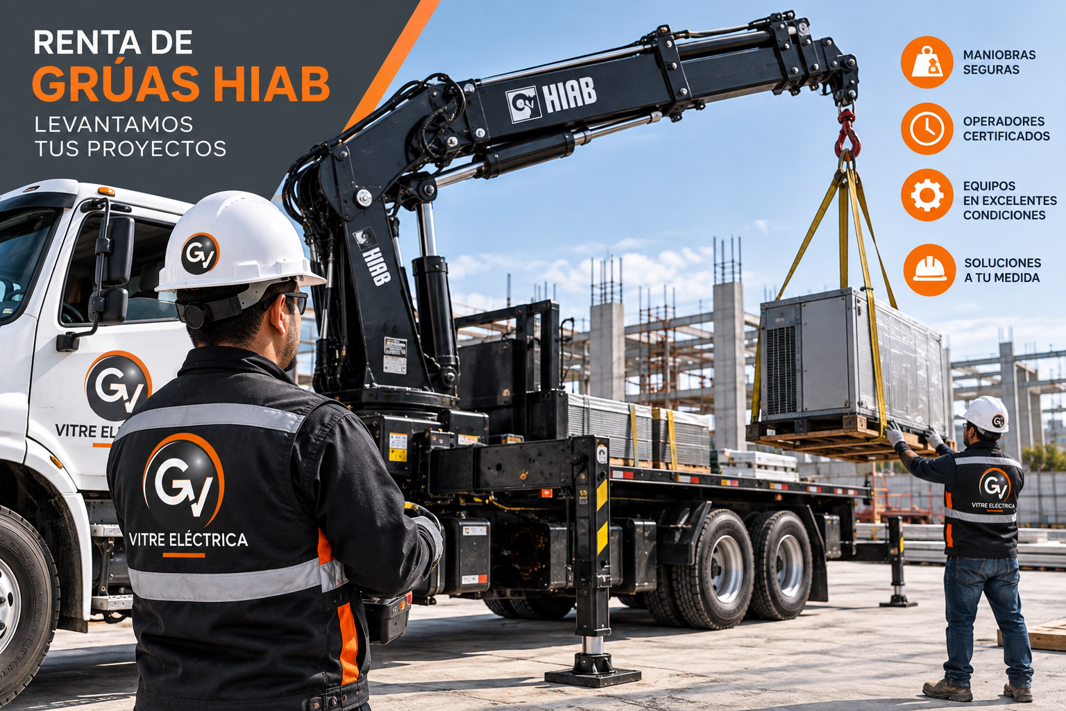 renta de gruas hiab Puebla